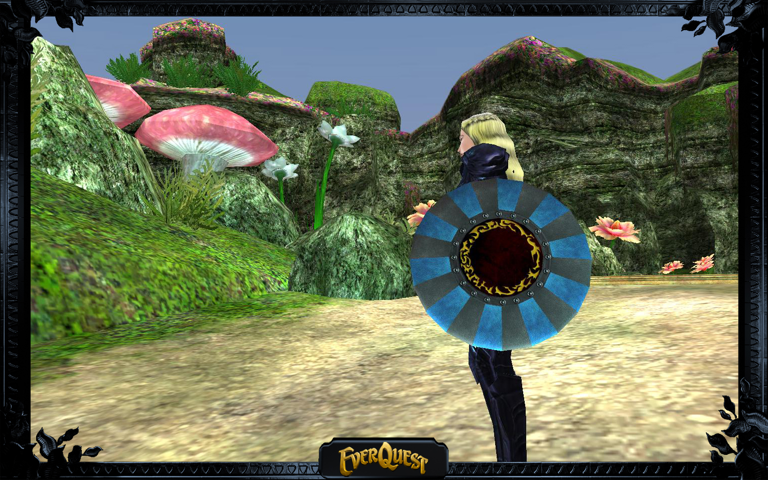 Runic Leather Shield Ornament