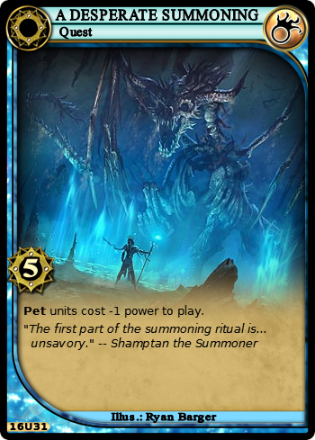 A Dersperate Summoning A Desperate Summoning