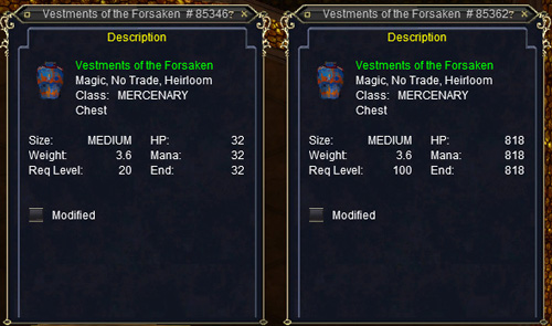 Vestments of the Forsaken Vestments of the Forsaken