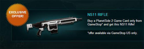 PlanetSide 2 Game Stop item NS11 Rifle