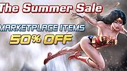 The Summer Sale Is Here! 50% Off Items In The Marketplace!