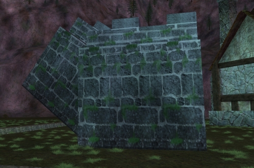 Stone Wall Section Stone Wall Section