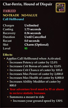 Char-Ferrin, Hound of Despair  Char-Ferrin, Hound of Despair