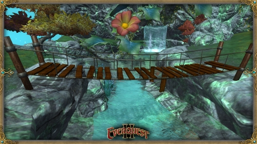 Dangerous Long Rope Bridge Dangerous Long Rope Bridge