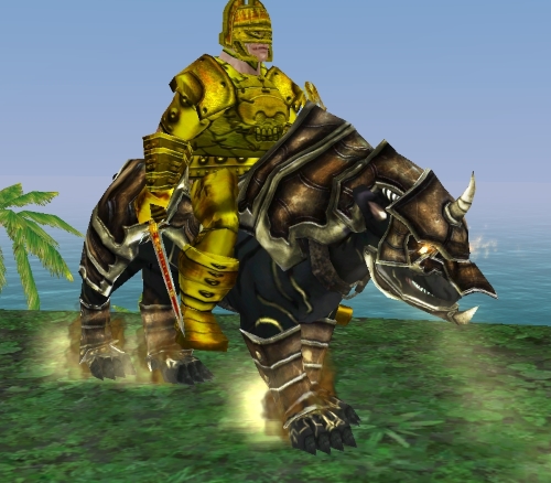 Bronze Armor Battle Cat Saddle