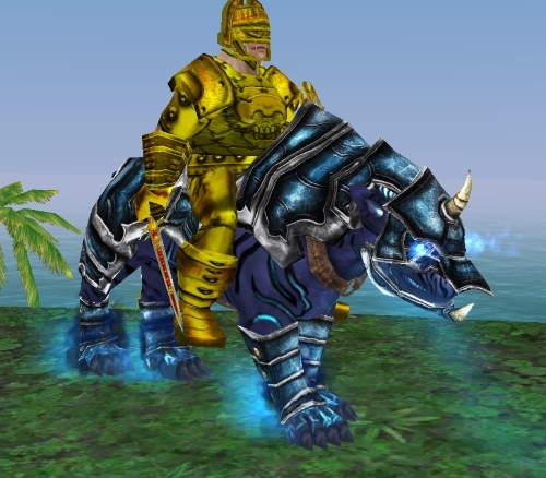 Cerulean Armor Battle Cat Saddle Cerulean Armor Battle Cat Saddle