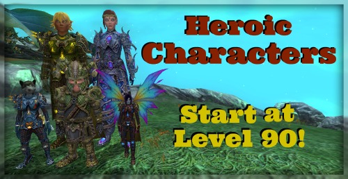 EverQuest 2 Heroic Characters Level Up to 90