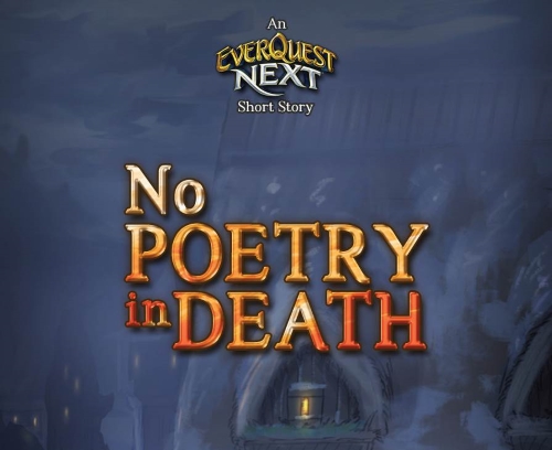 No Poetry In Death No Poetry In Death