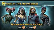 New in the Marktplace: DC Bombshells Hairstyle Pack and Shared Bank Slots!