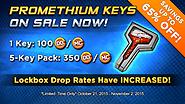 Promethium Keys On Sale! Plus, Lockbox Drop Rates Increased!