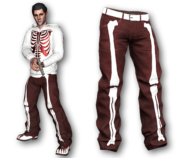 Red Bone Baggy Pants (Common)
