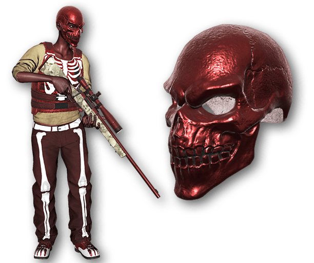 Red Bone Full Helmet (Rare)