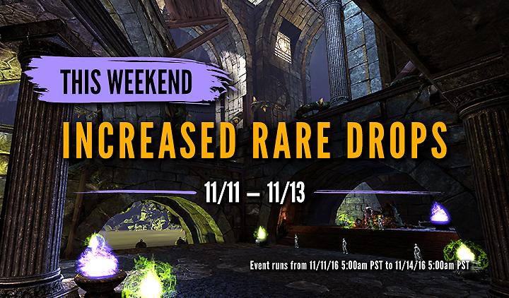 A Favor from the Gods: Increased Rare Drops!