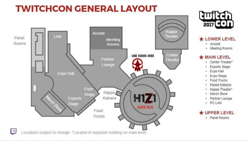 TwitchCon Map