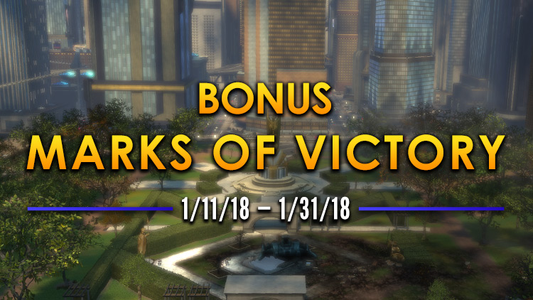 Bonus Marks of Victory Month! January 11-31, 2018