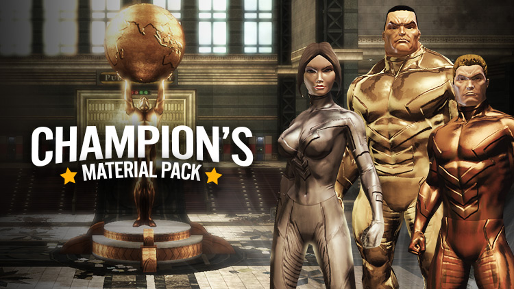 New in the Marketplace: Champion’s Material Pack | DC Universe Online