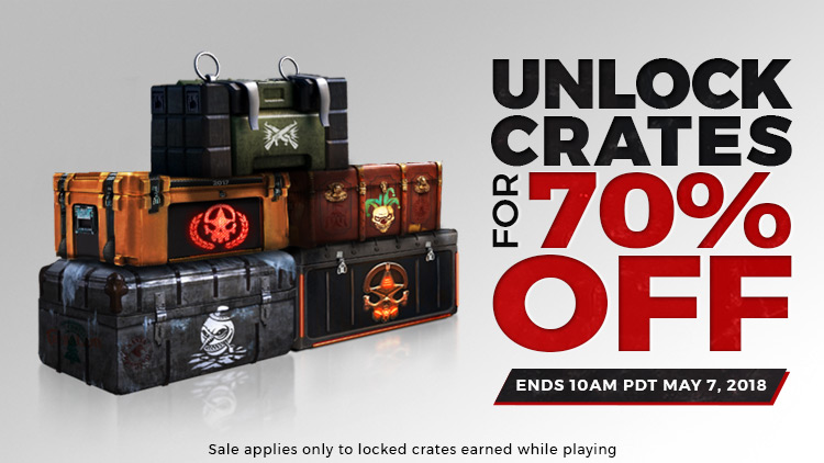 Crate Unlocking Sale