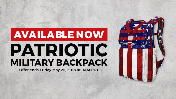 Patriotic Military Backpack