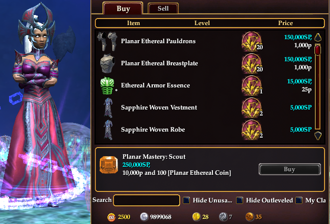 Eq2 ethereal searing totem crypto protect wallet identity