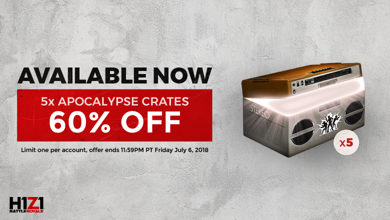 Apocalypse Crate Sale