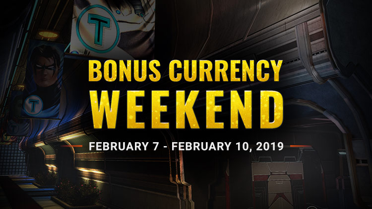 Bonus Currency Weekend! 