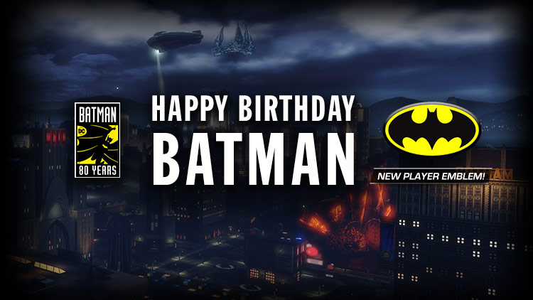 Happy Birthday Batman Dc Universe Online