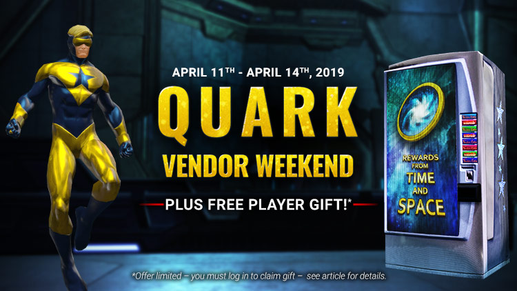 Quark Vendor Weekend!