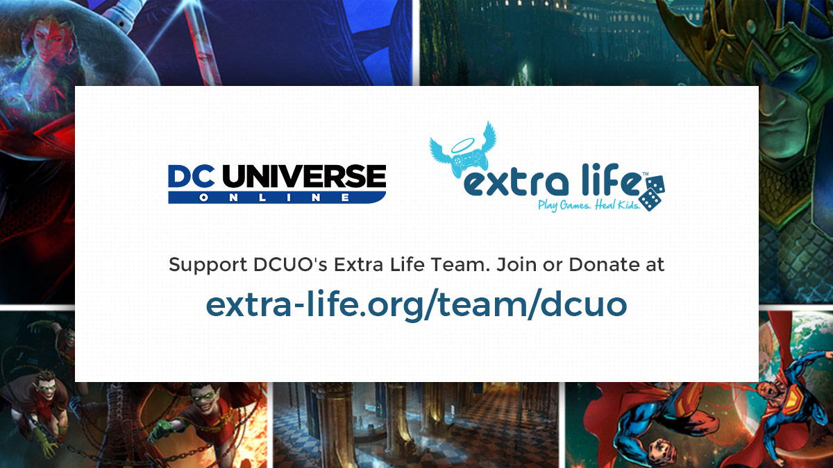 DC Universe Online Rallies For Extra Life!
