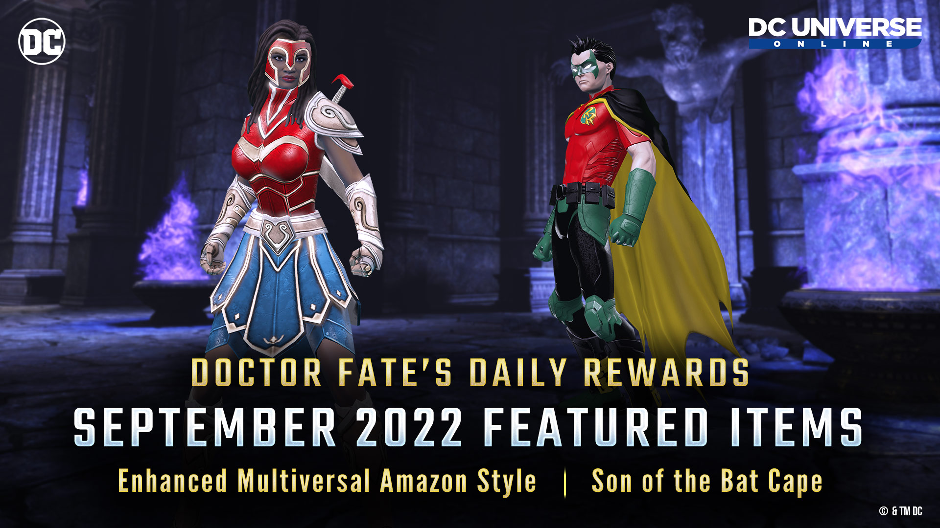 Doctor Fate's Daily Rewards - September 2022