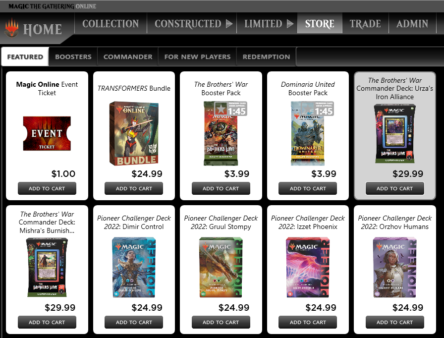 The Brothers' War: Magic Online Edition | Magic: The Gathering Online The Brothers' War: Magic Online Edition | Magic: The Gathering Online