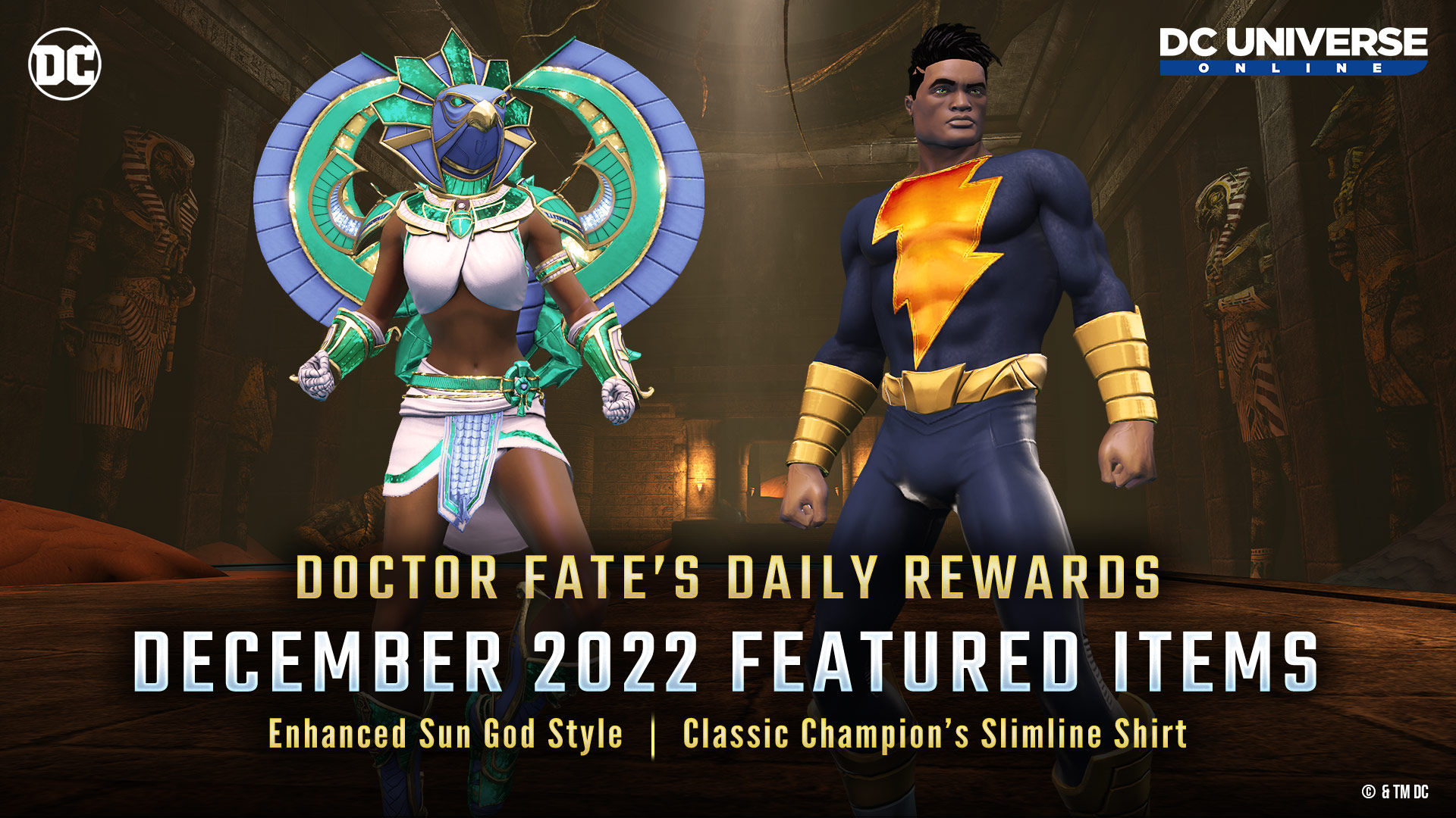 Doctor Fate's Daily Rewards - December 2022