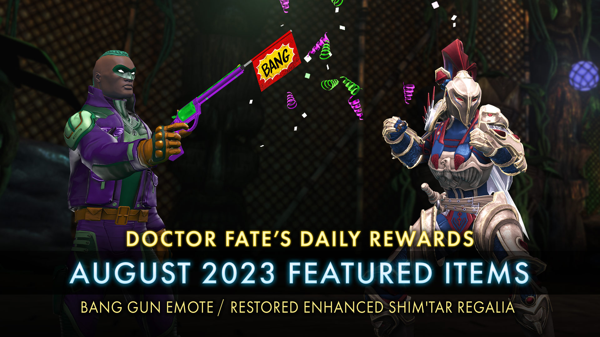 Doctor Fate's Daily Rewards - August 2023