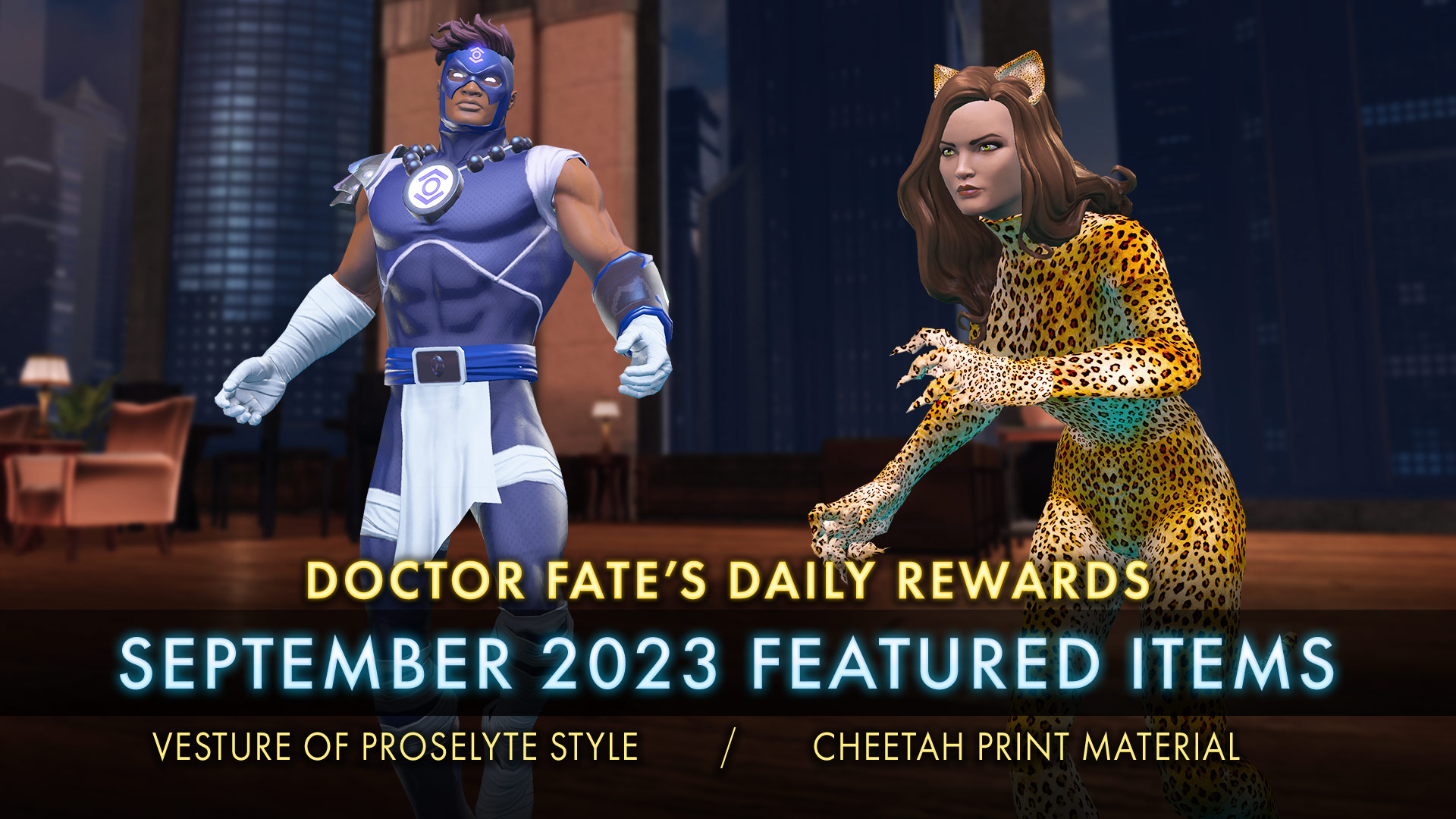 Doctor Fate's Daily Rewards - September 2023
