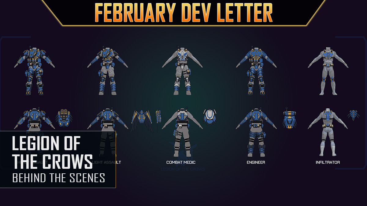 The Legion of the Crows - Feb. Dev Letter