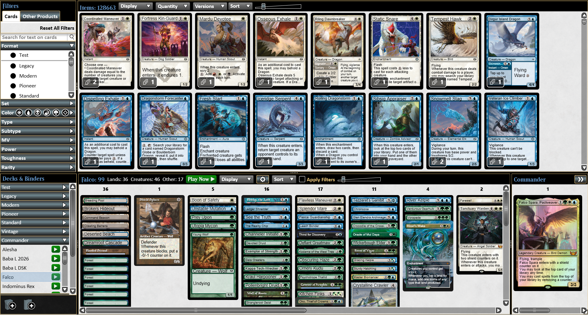 Sample Commander Deck